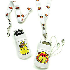 yellowmoon Animal MP3 and Mobile Phone Socks