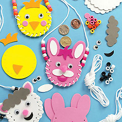 Easter Necklace Coin Purse Kits