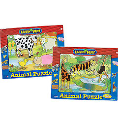 yellowmoon Furry Friends Wooden Puzzles