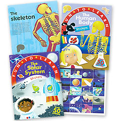 Human Body and Solar System Sticker Books
