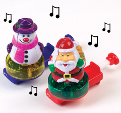 Musical Christmas Light-up Spinners