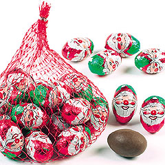 Santa Mini Chocolate Eggs