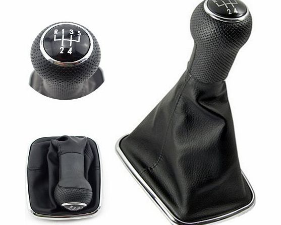 Yiding 5 Speed Gear Shift Knob Gaitor Boot Fit For Volkswagen