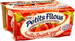 Petits Filous Fruity Smooth Strawberry Yogurt (4x100g) Cheapest in ASDA and Ocado Today! On Offer