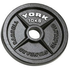 10kg - Hammertone Cast Iron Olympic Plates
