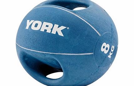 York 8kg Medicine Ball with Handles