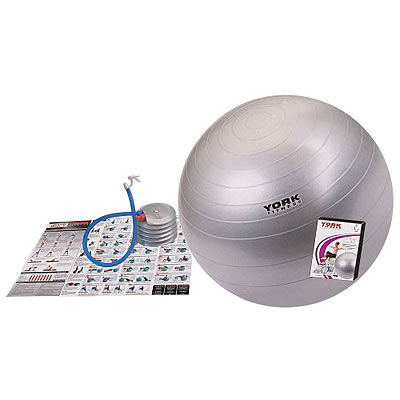 Anti Burst Gym Ball with DVD (75cm Gym Ball)