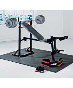York Bench and Weights Package