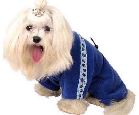 Clothes for dogs navy-blue polar tracksuit Size 33-37 30-33 42-46