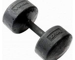 York Fitness York 27.5kg Legacy Dumbells (Pair) - 2 x 27.5kg