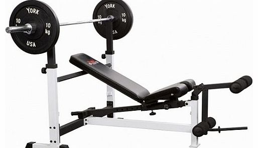 York FTS Olympic Combo Bench with Leg Developer