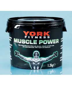 York Muscle Power Formula Bucket Chocolate Flavour 1.2kg