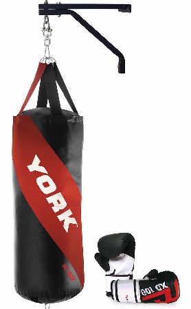 York Punch Bag; Body Power Bag Gloves and Wall