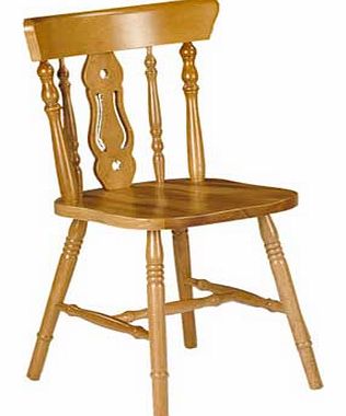 Fiddleback Set of 2 Dining Chairs - Pine
