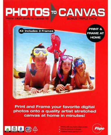YouFrame You Frame Photos to Canvas (Triple pack)