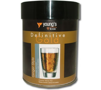 youngs DEFINITIVE GOLD GINGER 6 BOTTLE
