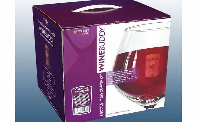 Home Brew & Wine Making - Winebuddy Complete 7 Day Starter Kit - For 6 Bottles Of Cabernet Sauvignon