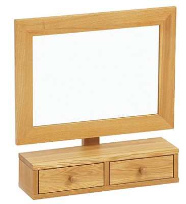 Your Price Furniture.co.uk Ashdown Dressing Mirror With 2 Drawers