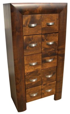 Your Price Furniture.co.uk Convex 10 Drawer CD Unit