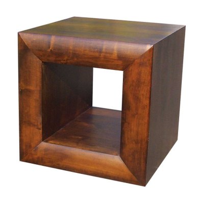 Your Price Furniture.co.uk Convex Box Lamp Table