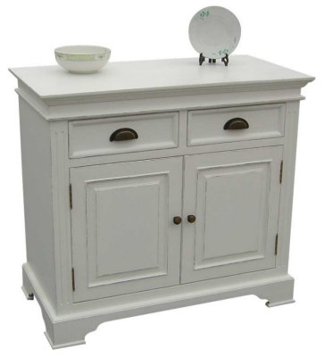 Kristina White Painted 2 Door and 2 Drawer Sideboard