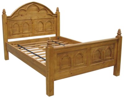 Your Price Furniture.co.uk Medieval Double and King Size Bed