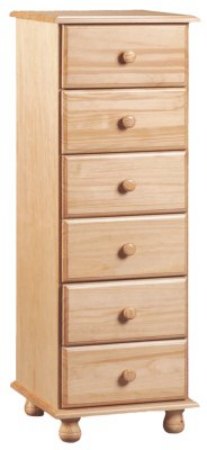 Your Price Furniture.co.uk Pickwick 6 Drawer Chest