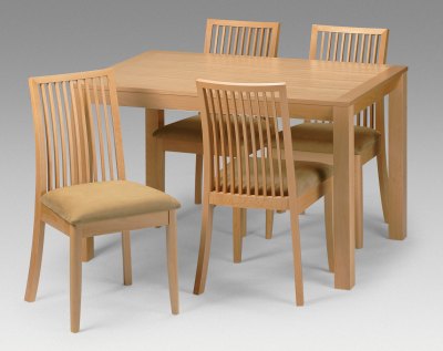 Your Price Furniture.co.uk Salisbury Beech 4 Seater Dining Set By Julian