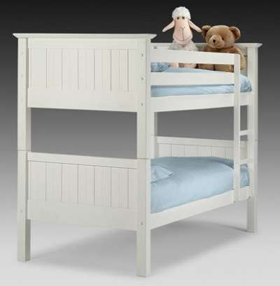 Your Price Furniture.co.uk Stone White Colorado Bunk Bed