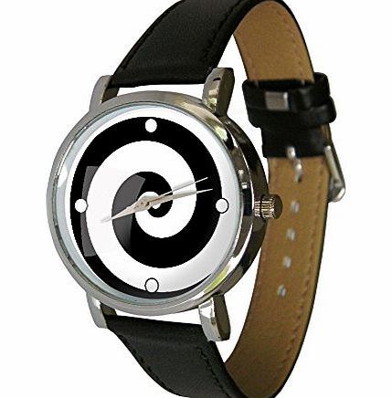 Your Watch Design Spiral Art Watch. Geek Chic. Funky Abstract Art Design. Fibonacci Spiral