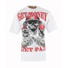 Hip Hop Big & Tall Get Money T-Shirt (White/Red)