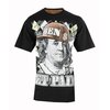 Hip Hop Big & Tall T-Shirt (Black/White)