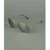 Mirrored Aviator Sunglasses (Gold)