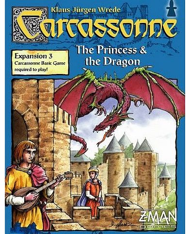 Z-Man Games Carcassonne Expansion 3: The Princess and The Dragon