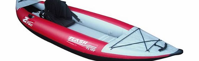 Z Pro Flash 1 Man Heavy Duty Whitewater Inflatable Kayak - Z Pro - Includes Pump