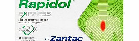 Zantac Rapidol Express 250mg Phycodol 20