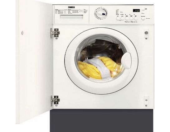 Zanussi ZWT71201WA Integrated 7kg 1200rpm Washer Dryer in White