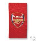 Zap Ltd Official Arsenal Velour Beach / Bath Towel
