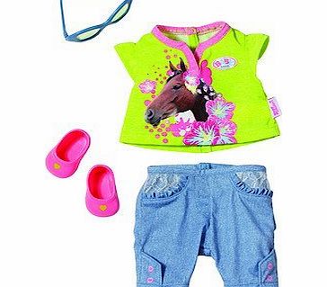Zapf Creation AG Baby Born - Classic Clothing Outfit - Jeans Collection - RANDOM
