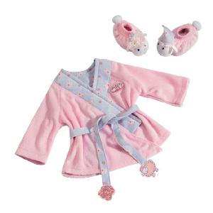 Zapf Creation Baby Annabell Bathrobe and Shoes-Luxury Set