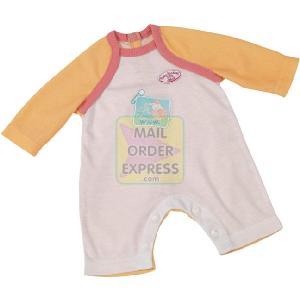 Zapf Creation Baby Annabell Sleep Suit with Yellow Sleeves 46cm