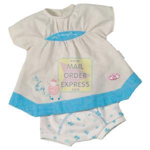 Baby Annabell White and Blue Dress