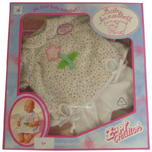 My First Baby Annabell White 2 Piece with pink
