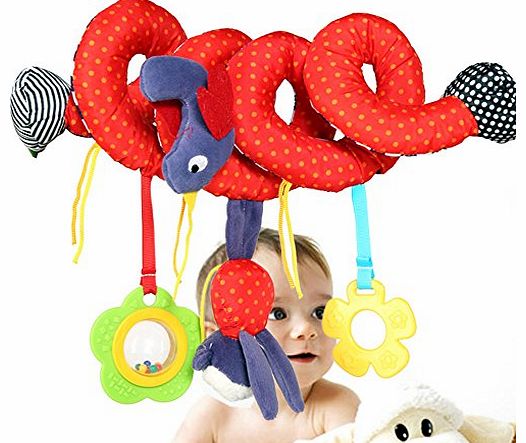 Zeagoo Very Cute Spiral Activity - Stroller Car Seat Cot Babyplay Travel Toys for kid