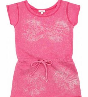 Folk Faded Flannel T-shirt Dress Pink `6 years