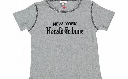New York Herald Tribune T-shirt Grey `2 years,4