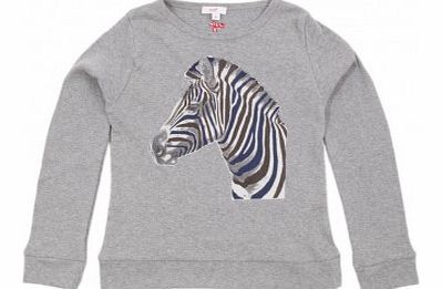 Zebra T-shirt Light grey `8 years