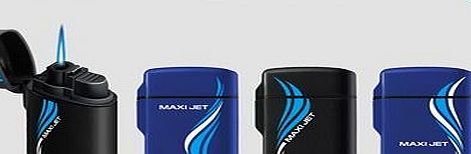 ZENGA Rubber Maxi Jet Zenga Lighter, Windproof Lighter, Electronic Lighter, Refillable Lighter, Jet Lighter, Gas Lighter, Turbo Lighter, Blowtorch Lighter, Transparent Lighter, See Through Lighter, Clear Li