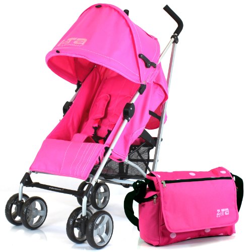 - RASPBERRY + CHANGING BAG (Includes Changing Mat) + Complete With Raincover From Birth