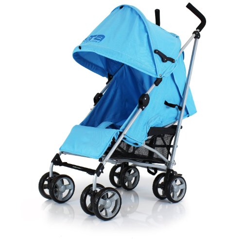 ZETA VOOOM Baby Travel Zeta Vooom - Ocean Blue Stroller Buggy Pushchair From Birth Complete With Free Raincover